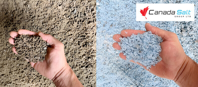 Road salt vs Sand - Canada Salt Group Ltd